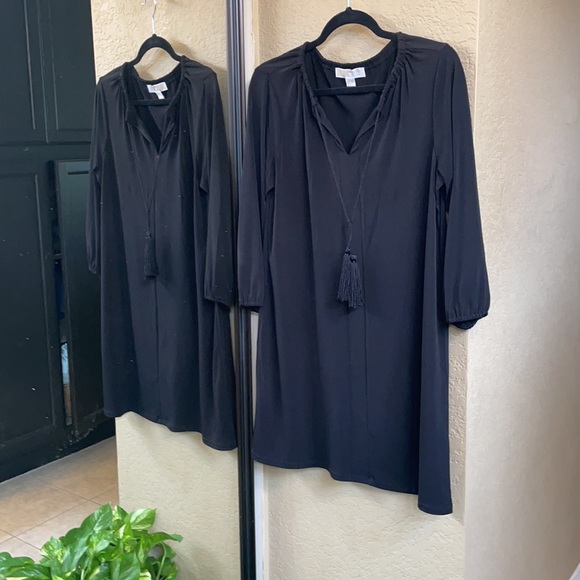 Michael Kors black jersey mini dress size M - Picture 2 of 10